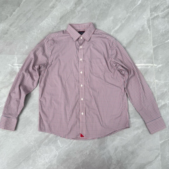 Men’s UNTUCKit Gallo Plaid Long Sleeve Button Down Shirt With Pocket Large - Picture 1 of 16